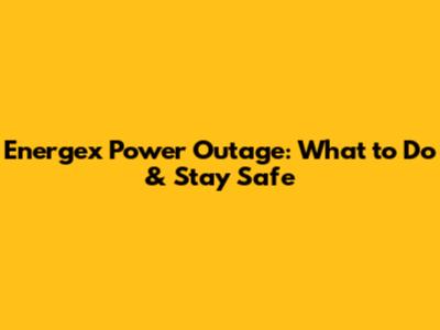 Energex Power Outage: What to Do & Stay Safe