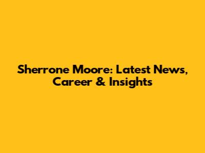 Sherrone Moore: Latest News, Career & Insights